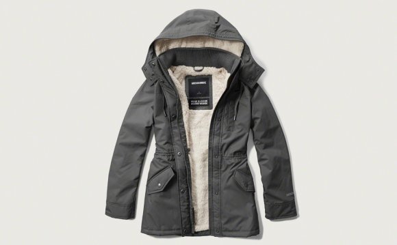 Abercrombie Fur Lined Jacket