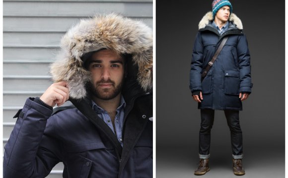 Mens Parka Jackets with Fur Hooded