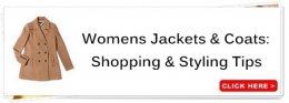 Shortcut banner to Womens Jackets shopping and styling tips