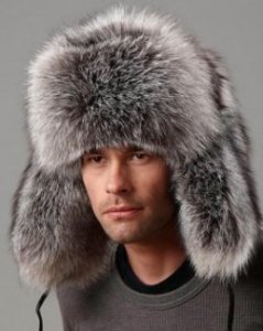 Silver Fox Full Fur Russian Hat