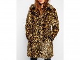 Animal Faux Fur Coat