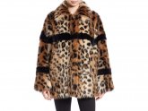 Faux Fur Coat Leopard Print