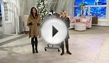 Dennis Basso Sweater Poncho with Faux Fur Collar on QVC