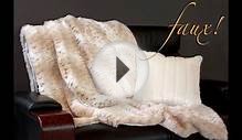 Faux Fur Throws And Blankets - A Huge Trend Today
